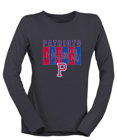 Portsmouth Patriots Band # 2 Women's LS T-Shirt