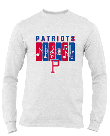Portsmouth Patriots Band # 2 Men's LS T-Shirt