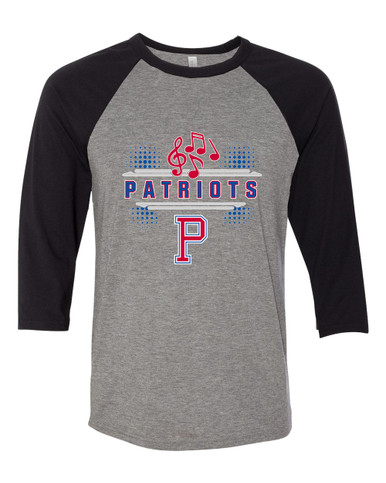 Portsmouth Patriots Band # 3 Women's Baseball T-Shirt