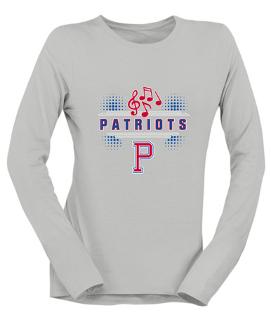 Portsmouth Patriots Band # 3 Women's Premium LS T-Shirt