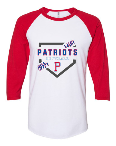 Portsmouth Patriots Softball #2 Women's Baseball T-Shirt