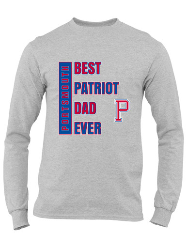 Portsmouth Patriots Best Patriot Dad Men's LS T-Shirt