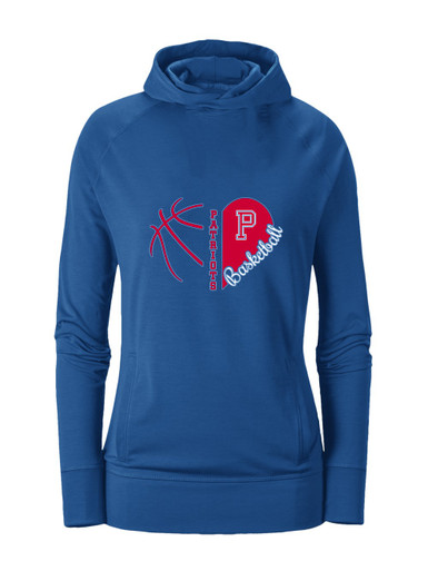 Portsmouth Patriots Heart Basketball Women's Hoodie