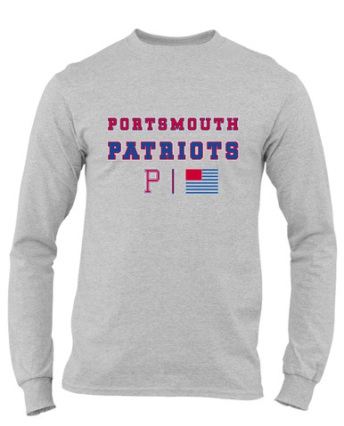 Portsmouth Patriots Spirit Flag Men's Premium LS T-Shirt