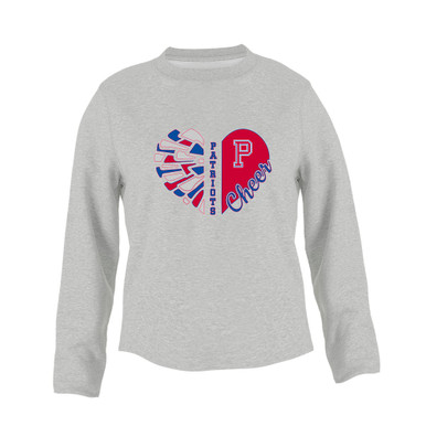 Portsmouth Patriots Heart Cheer Women's Sweatshirt