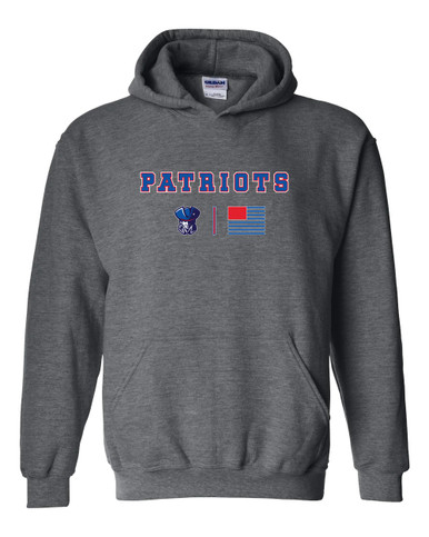 Southwest Patriots Team Colors Flag Men's Hoodie