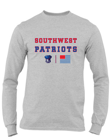 Southwest Patriots Spirit Flag Men's LS T-Shirt