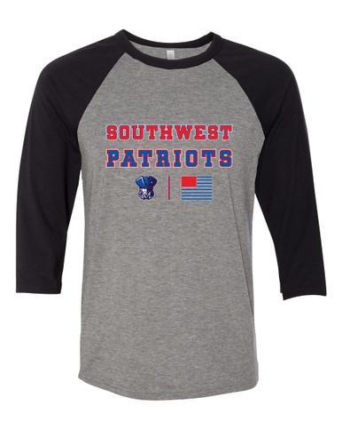 Southwest Patriots Spirit Flag Men's Baseball T-Shirt