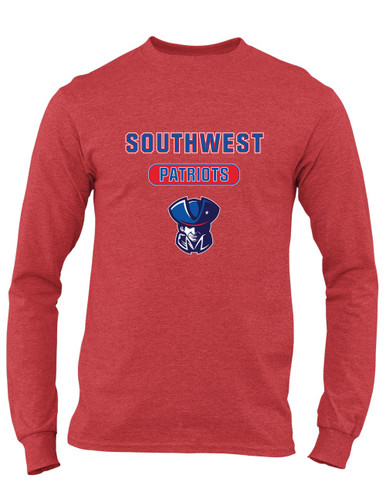 Southwest Patriots Mascot #3 Men's LS T-Shirt