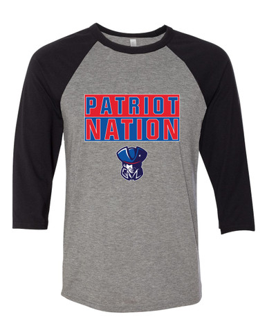 Southwest Patriots Nation #1 Women's Baseball T-Shirt