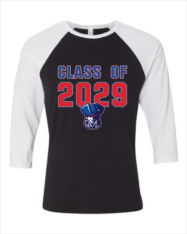 Southwest Patriots Class of 2029 Men's Baseball T-Shirt