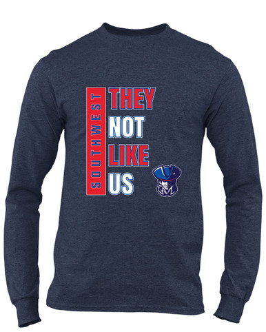 Southwest Patriots They Not Like Us #1 Men's Premium LS T-Shirt