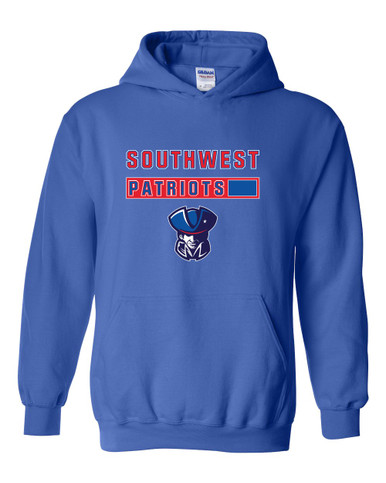 Southwest Patriots Mascot #7 Men's Hoodie