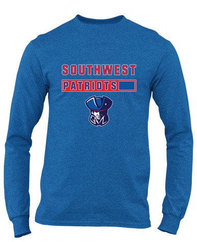 Southwest Patriots Mascot #7 Men's LS T-Shirt