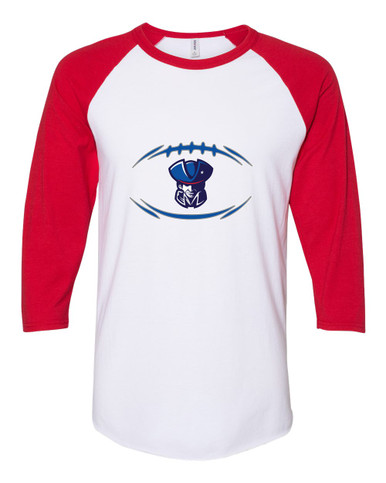 Southwest Patriots Football #3 Women's Baseball T-Shirt