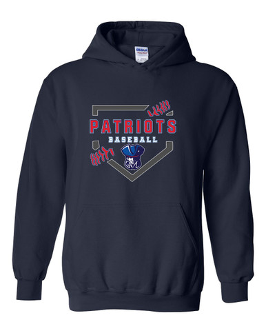 Southwest Patriots Baseball #2 Men's Hoodie