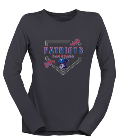 Southwest Patriots Baseball #2 Women's Premium LS T-Shirt