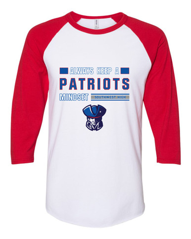 Southwest Patriots Mindset Men's Baseball T-Shirt
