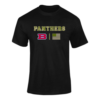 Bartlett Panthers Camo Flag Men's Premium SS T-Shirt