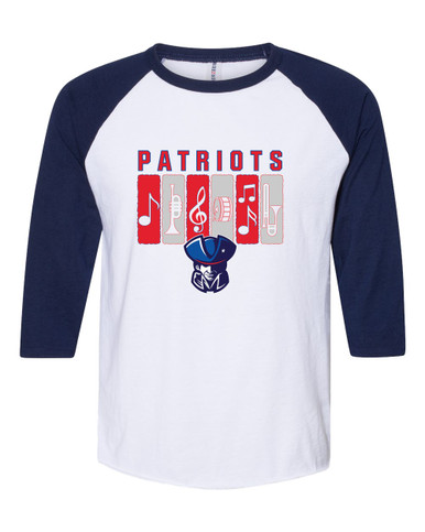 Southwest Patriots Band # 2 Women's Baseball T-Shirt