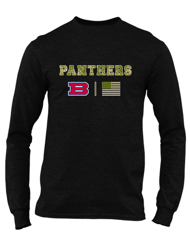 Bartlett Panthers Camo Flag Men's Premium LS T-Shirt