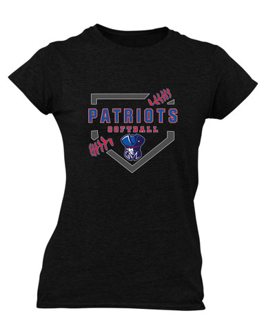 Southwest Patriots Softball #2 Women's Premium SS T-Shirt