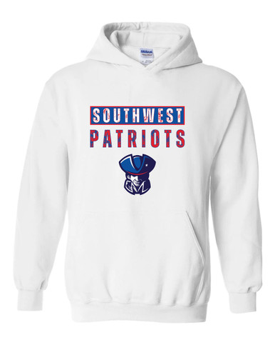 Southwest Patriots Mascot #9 Men's Hoodie