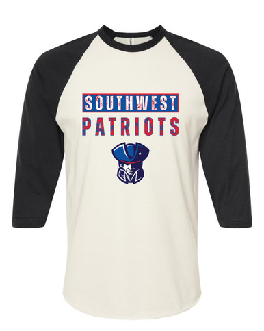 Southwest Patriots Mascot #9 Men's Baseball T-Shirt