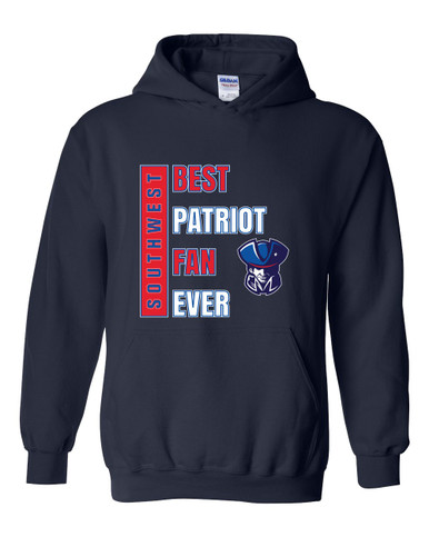Southwest Patriots Best Patriot Fan Men's Hoodie