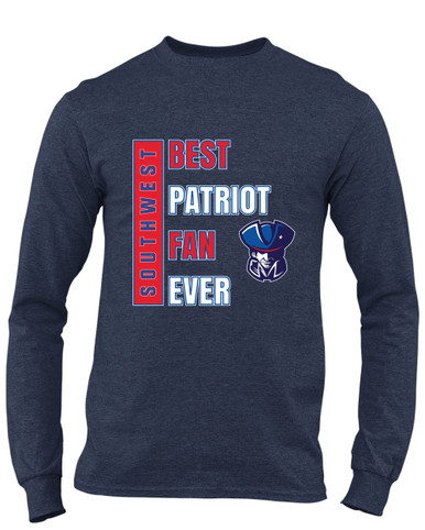Southwest Patriots Best Patriot Fan Men's LS T-Shirt