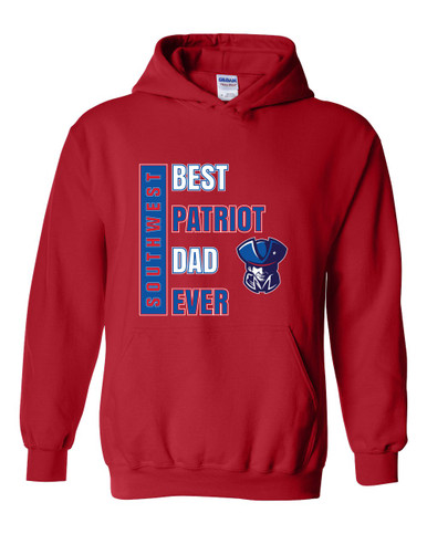Southwest Patriots Best Patriot Dad Men's Hoodie