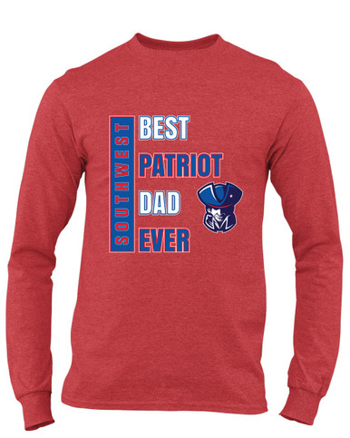 Southwest Patriots Best Patriot Dad Men's LS T-Shirt