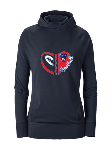 Southwest Patriots Heart Football Women's Hoodie