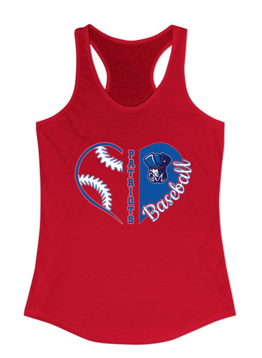 Southwest Patriots Heart Baseball Women's Tank Top