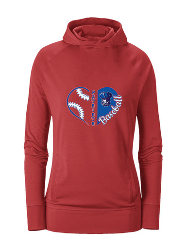 Southwest Patriots Heart Baseball Women's Hoodie