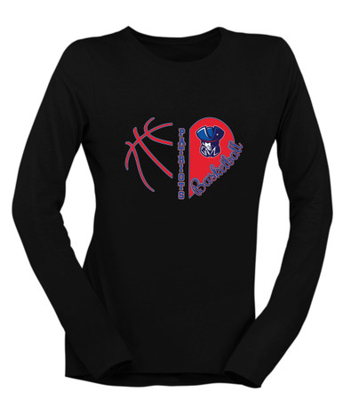 Southwest Patriots Heart Basketball Women's Premium LS T-Shirt