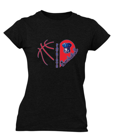 Southwest Patriots Heart Basketball Women's Premium SS T-Shirt