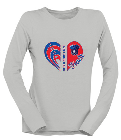Southwest Patriots Heart Track Women's Premium LS T-Shirt