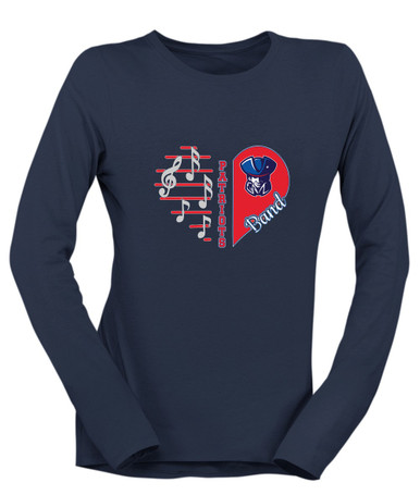 Southwest Patriots Heart Band Women's LS T-Shirt