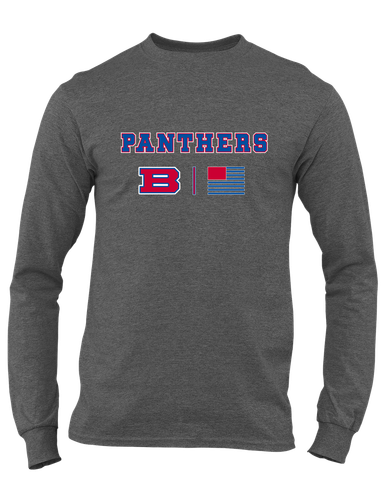Bartlett Panthers Team Colors Flag Men's Premium LS T-Shirt
