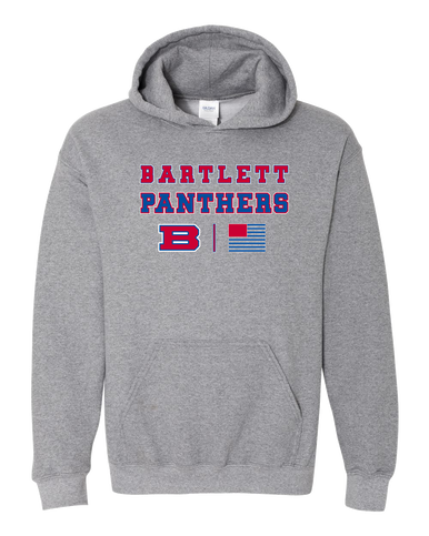 Bartlett Panthers Spirit Flag Men's Hoodie