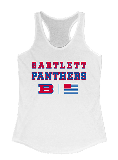 Bartlett Panthers Spirit Flag Women's Tank Top