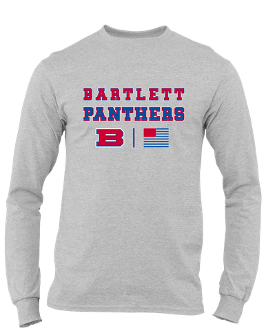 Bartlett Panthers Spirit Flag Men's LS T-Shirt