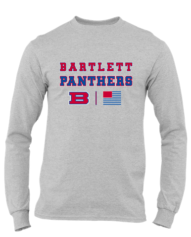 Bartlett Panthers Spirit Flag Men's Premium LS T-Shirt