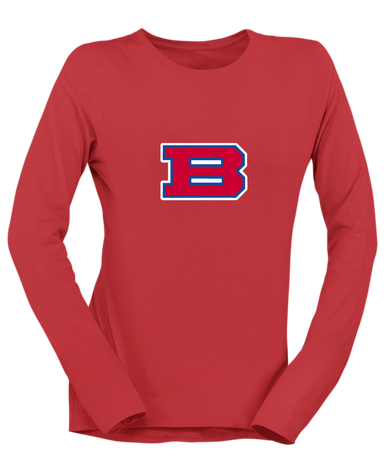 Bartlett Panthers Mascot #1 Women's LS T-Shirt