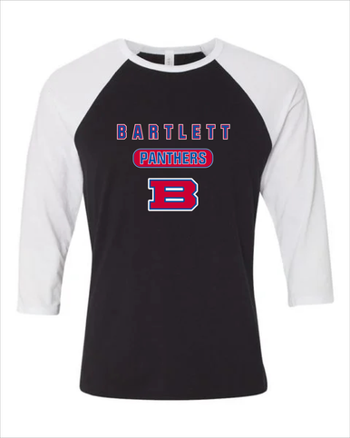 Bartlett Panthers Mascot #3 Women's Baseball T-Shirt