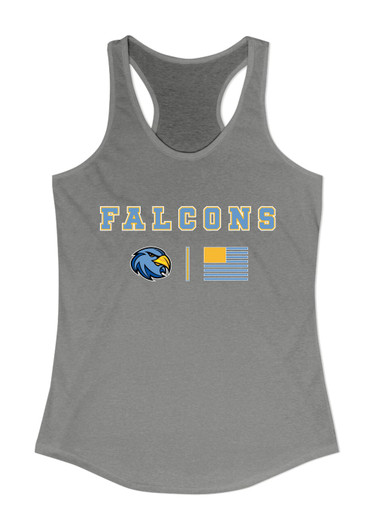 Prosser Falcons Team Colors Flag Women's Tank Top