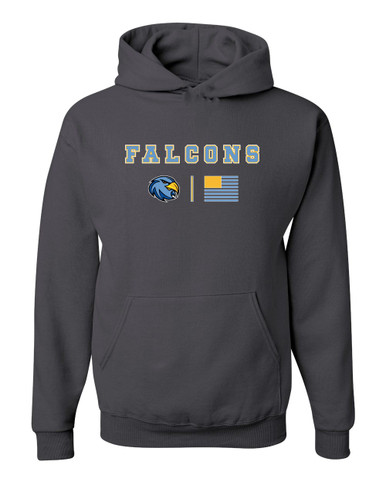 Prosser Falcons Team Colors Flag Men's Premium Hoodie