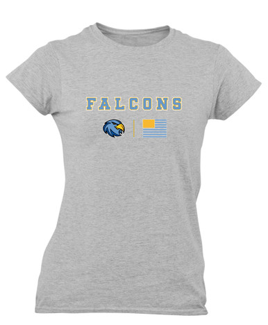 Prosser Falcons Team Colors Flag Women's SS T-Shirt