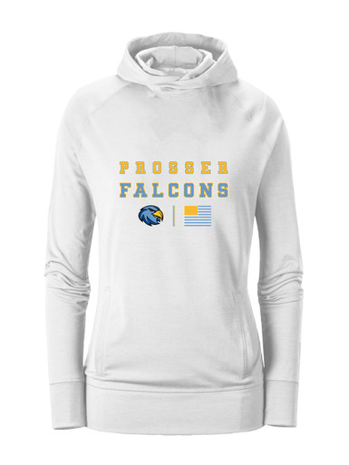 Prosser Falcons Spirit Flag Women's Hoodie